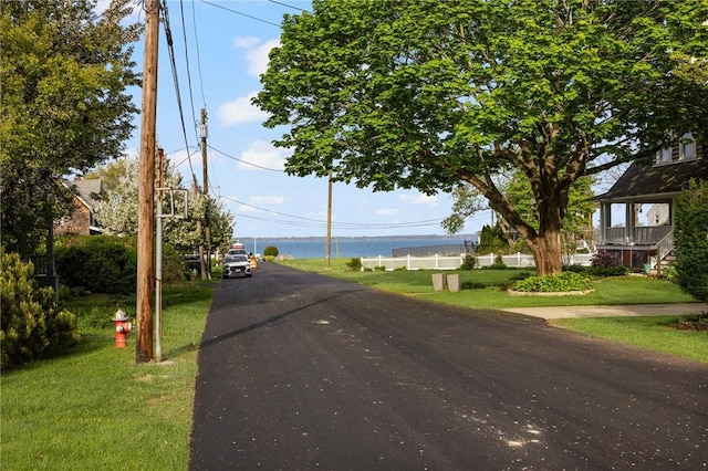 view of road