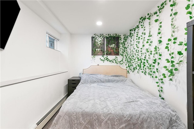 193 Harrison St, Pawtucket, RI 02860 - bedroom with a baseboard radiator and recessed lighting
