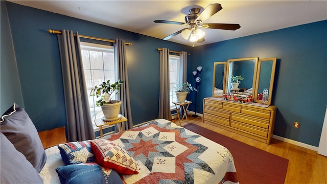 4 Tray Hollow Rd, Foster, RI 02825 - bedroom featuring wood finished floors, baseboards, and ceiling fan
