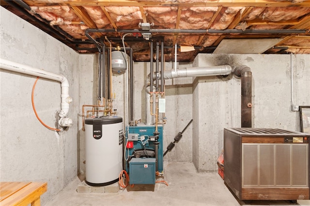 51 Mill Rd, Foster, RI 02825 - utilities featuring water heater and a heating unit