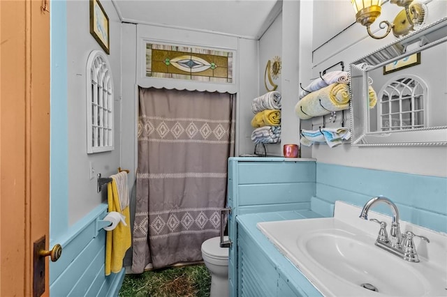 48 Highview Ave, Hopkinton, RI 02832 - full bath featuring toilet, a shower with curtain, and vanity