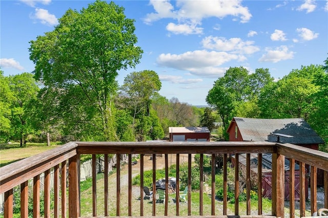 48 Highview Ave, Hopkinton, RI 02832 - view of wooden terrace