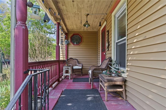48 Highview Ave, Hopkinton, RI 02832 - view of patio with covered porch