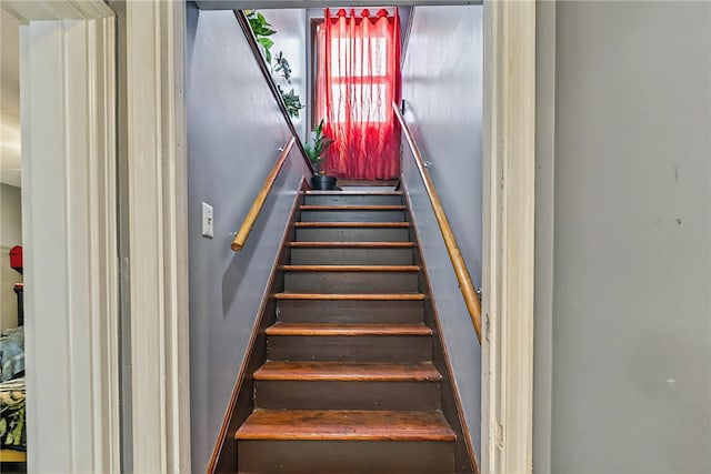 view of stairs