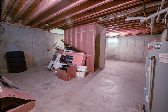 17 Grotto Ave Unit 1, Pawtucket, RI 02860 - unfinished below grade area with water heater