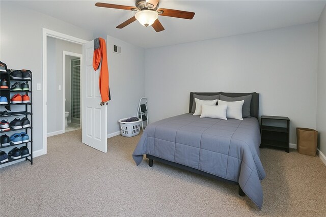 17 Grotto Ave Unit 1, Pawtucket, RI 02860 - carpeted bedroom featuring visible vents, baseboards, and a ceiling fan