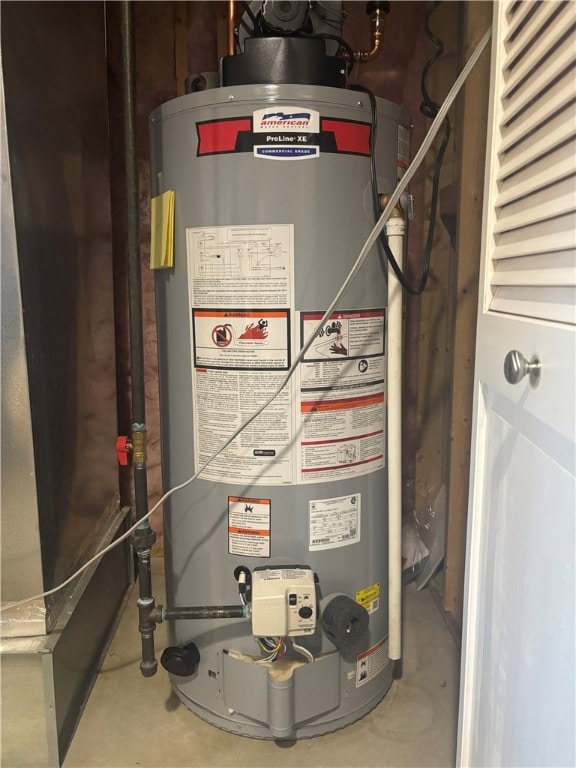 utilities featuring water heater