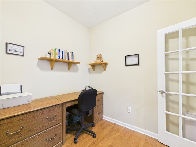 6 Yarmouth Cir S, Kingstown, RI 02879 - office with baseboards and light wood finished floors