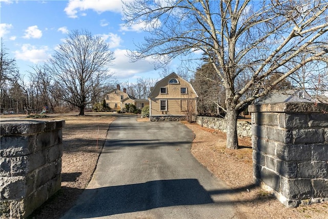 view of street with driveway