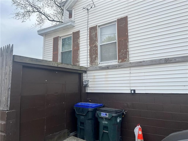 view of side of property
