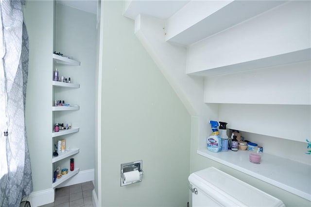 85 Mill St, Newport, RI 02840 - bathroom featuring tile patterned floors and toilet