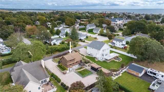 82 Uzzi Ave, Westerly, RI 02891 - bird's eye view with a water view and a residential view