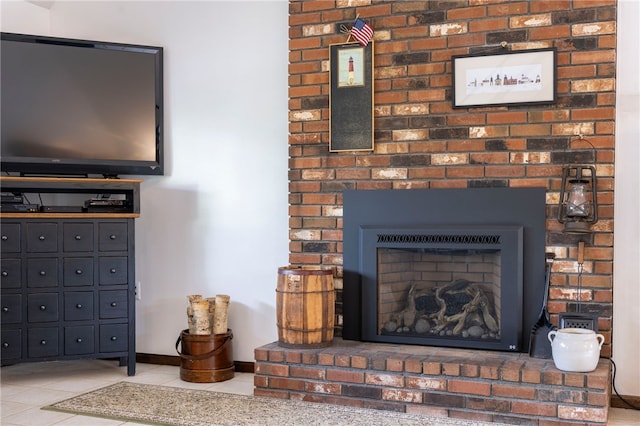 82 Uzzi Ave, Westerly, RI 02891 - details with a fireplace and baseboards