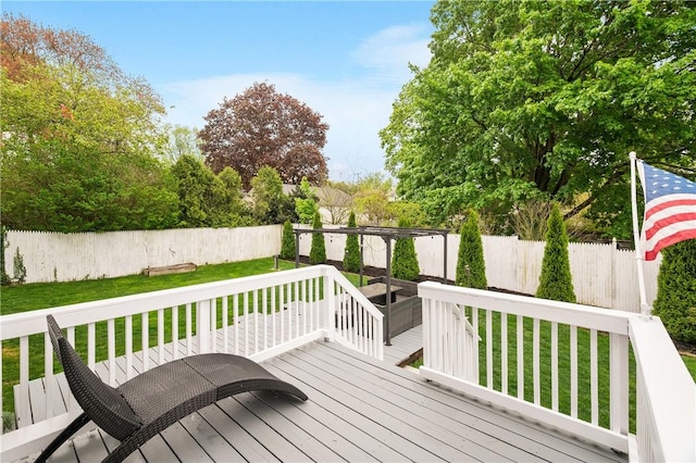 view of deck