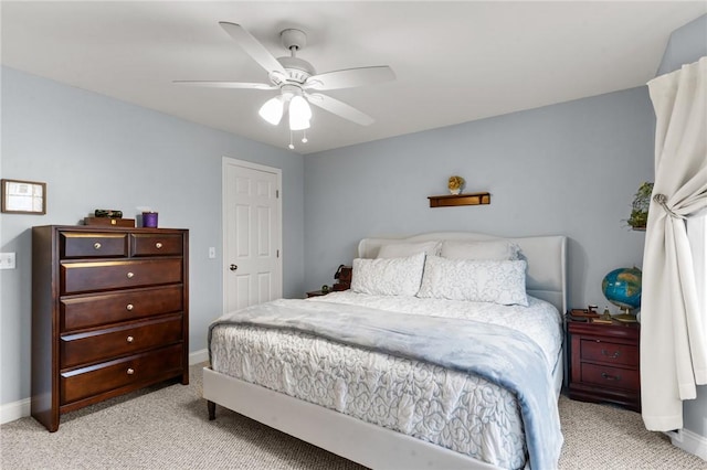 40 Saw Mill Dr Unit 203, North Kingstown, RI 02852 - bedroom with light colored carpet, baseboards, and a ceiling fan