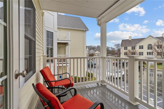 40 Saw Mill Dr Unit 203, North Kingstown, RI 02852 - balcony featuring a residential view