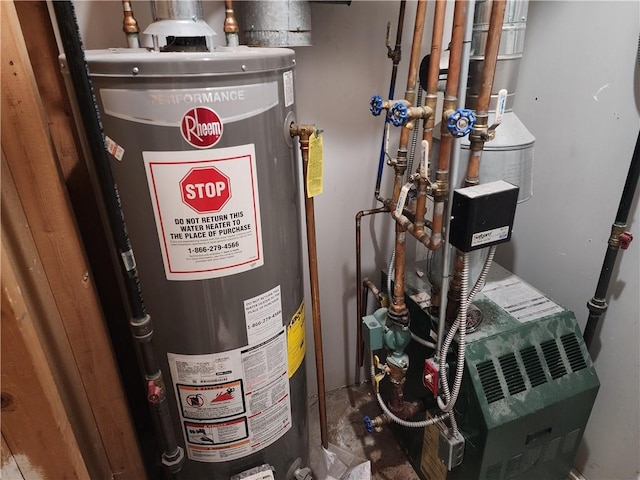 8 Marigold Ct, Cranston, RI 02920 - utility room featuring gas water heater