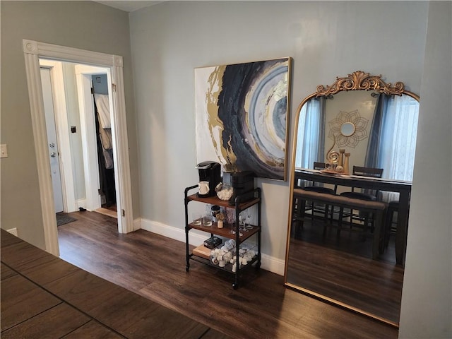 64 Westwood Ave, Cranston, RI 02905 - corridor featuring wood finished floors and baseboards