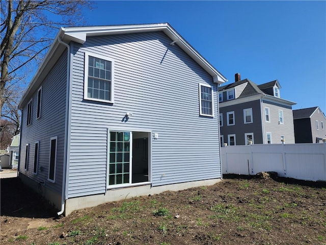 68 Westwood Ave, Cranston, RI 02905 - back of property with fence