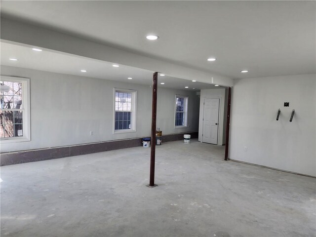 68 Westwood Ave, Cranston, RI 02905 - below grade area featuring recessed lighting
