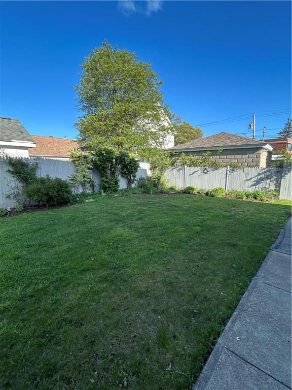 view of yard