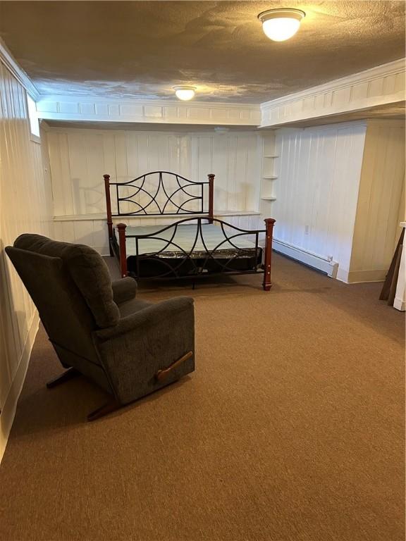 bedroom featuring carpet flooring