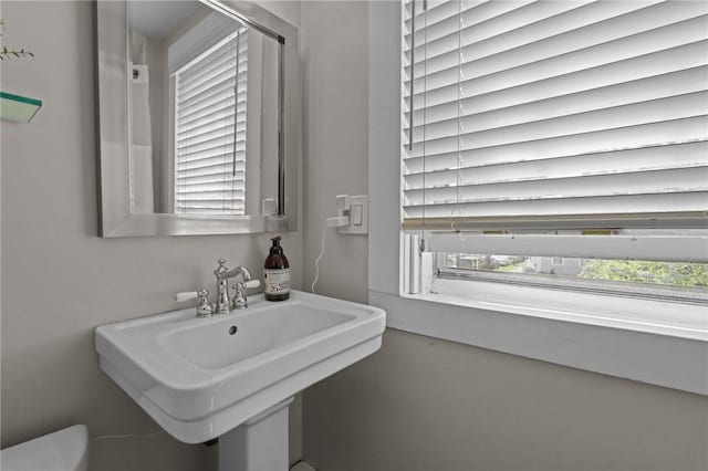 275 Hope St, Bristol, RI 02809 - bathroom with a sink and toilet