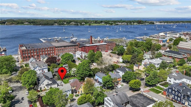 275 Hope St, Bristol, RI 02809 - drone / aerial view of a large body of water