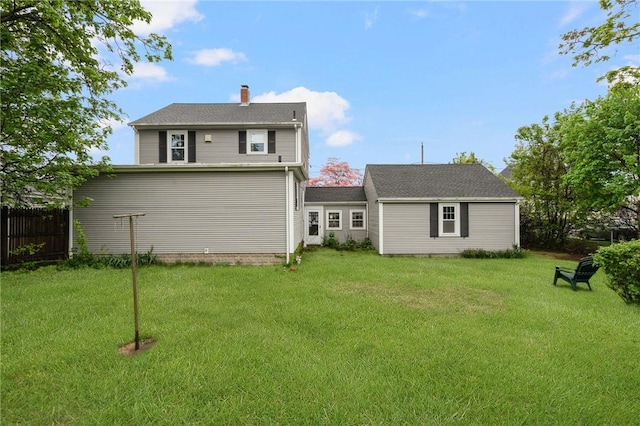 35 Miles Ave, East Providence, RI 02914 - back of property with a chimney