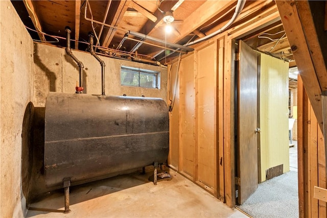 3 Baylor Dr, Coventry, RI 02816 - basement with oil tank