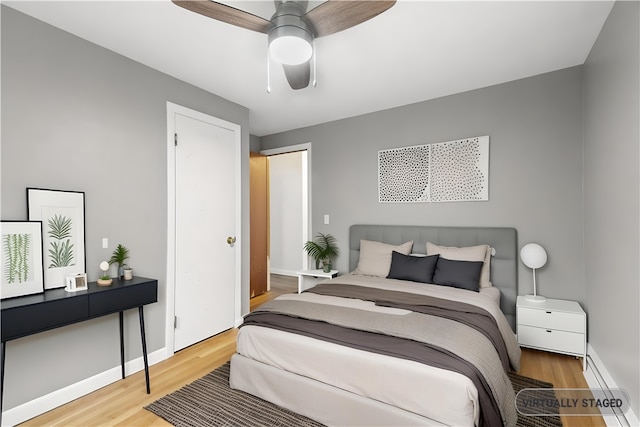 3 Baylor Dr, Coventry, RI 02816 - bedroom featuring wood finished floors, baseboards, and ceiling fan