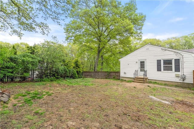 3 Baylor Dr, Coventry, RI 02816 - view of yard with fence and entry steps