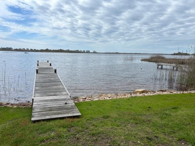 dock with a water view