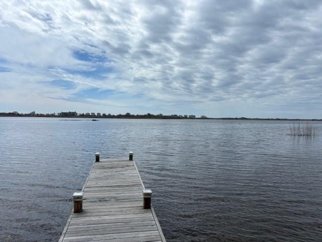 dock with a water view