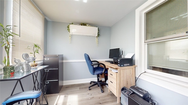 11 Crane St S, Pawtucket, RI 02860 - office with light wood-style flooring, baseboards, and plenty of natural light