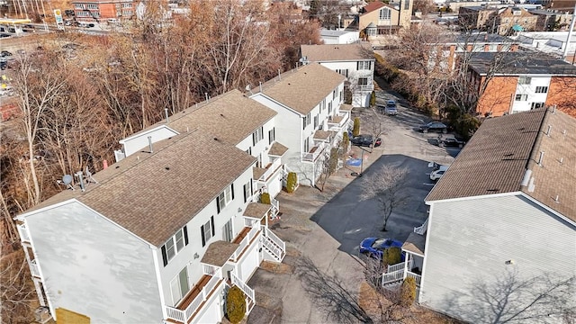 aerial perspective of suburban area