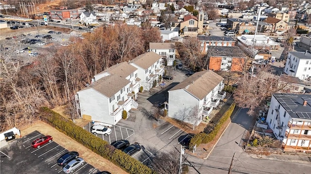 aerial perspective of suburban area
