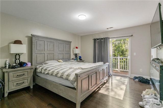 5 Morrill Ln Unit G, North Providence, RI 02904 - bedroom featuring dark wood-style flooring and access to outside
