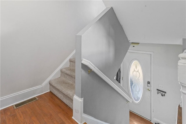 5 Morrill Ln Unit G, North Providence, RI 02904 - foyer featuring wood finished floors and stairs