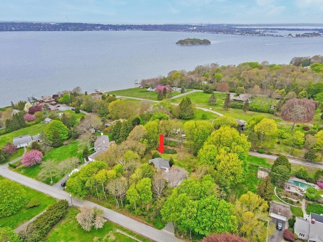 58 Leonard Dr, Tiverton, RI 02878 - aerial view of a nearby body of water