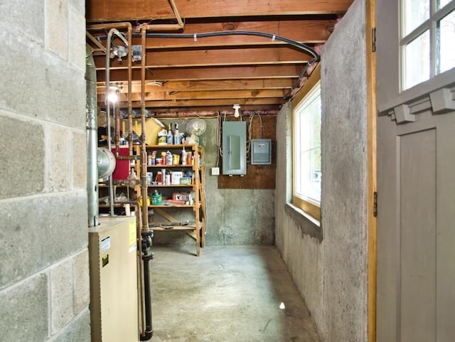 58 Leonard Dr, Tiverton, RI 02878 - below grade area featuring electric panel