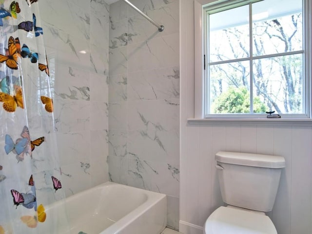 58 Leonard Dr, Tiverton, RI 02878 - full bath with toilet and shower / tub combination