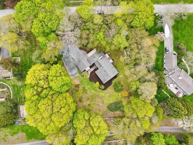 58 Leonard Dr, Tiverton, RI 02878 - aerial view of property and surrounding area