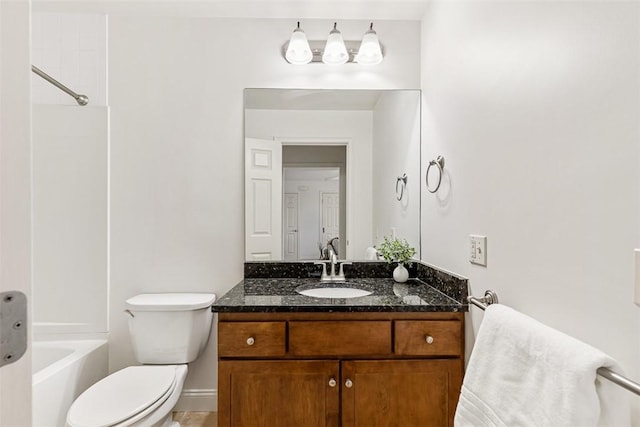 60 Bay Spring Ave Unit A9, Barrington, RI 02806 - bathroom with toilet, vanity, and baseboards