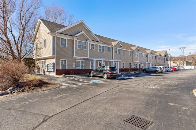 60 Bay Spring Ave Unit A9, Barrington, RI 02806 - uncovered parking lot with a residential view