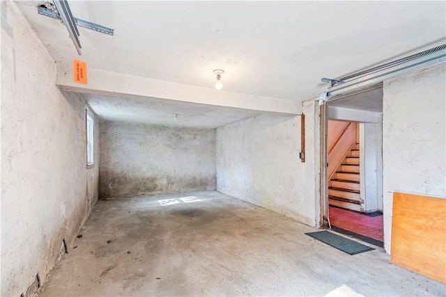 54 Glenwood Dr, North Kingstown, RI 02852 - below grade area featuring stairway