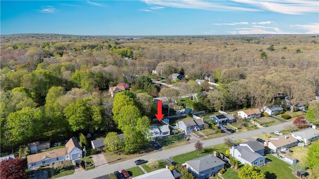 54 Glenwood Dr, North Kingstown, RI 02852 - view of property location featuring a heavily wooded area and nearby suburban area