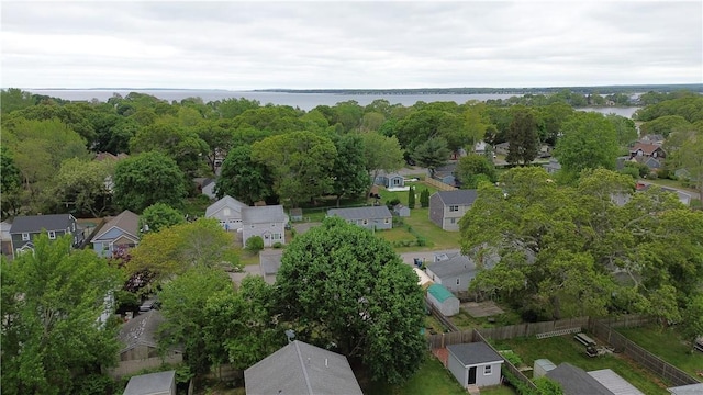 156 Coburn St, Warwick, RI 02889 - aerial overview of property's location with nearby suburban area and a nearby body of water