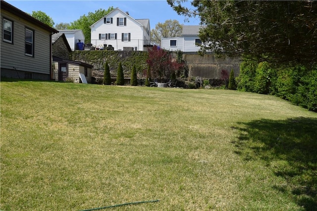 view of yard