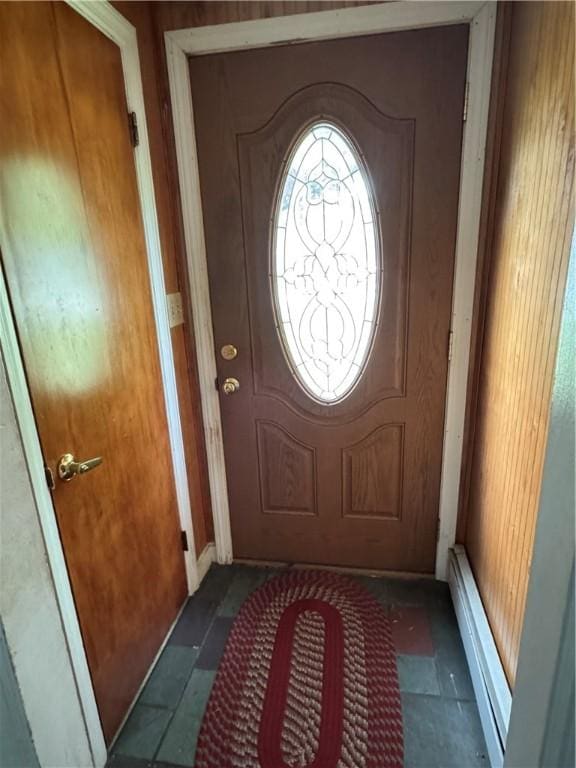 view of doorway to outside